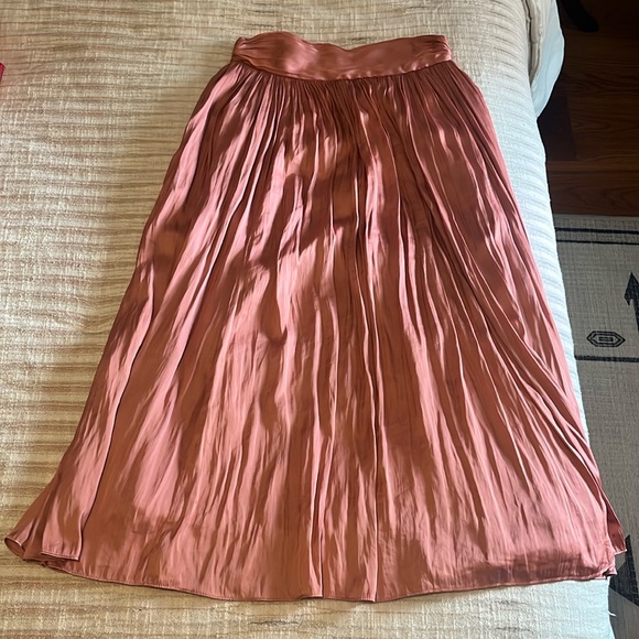 Crinkle Maxi Skirt Blush - Picture 1 of 5